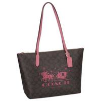 コーチ アウトレット トートバッグ レディース ブラウン/ルージュ COACH OUTLET CN626 IMWA0 2024/05/12 11:30:58