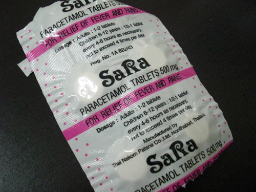 タイの風邪薬SaRa-PARACETAMOL-