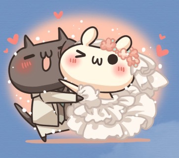【お気に入りLINEスタンプ】うさぎのしろとねこのくろシリーズに新スタンプ登場!即DLです。 【お気に入りLINEスタンプ】うさぎのしろとねこのくろシリーズに新スタンプ登場!即DLです。