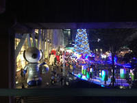 【メリークリスマス】2014年のクリスマスはバンコクのセントラルワールド前でスヌーピーと一緒に。