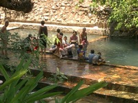 カンチャナブリのヒンダー温泉